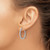 Rhodium-Plated 14K White Gold 0.488ct Lab-Grown Diamond In and Out Hoop Earrings, 24.75 mm - View 3