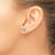 Rhodium-Plated 14K White Gold 0.218ct Lab-Grown Diamond Cluster Stud Earrings, 5.25 mm - View 3