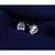Rhodium-Plated 14K White Gold 4ct Lab-Grown Diamond Cushion Four Prong Stud Earrings, 7.25 mm - EM8794-400C-WLG - View 7