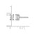 Rhodium-Plated 14K White Gold 0.761ct Lab-Grown Diamond Radiant Four Prong Stud Earrings, 5.2 mm - EM8796-080-WLD - View 3
