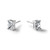 Rhodium-Plated 14K White Gold 3ct Lab-Grown Diamond Radiant Four Prong Stud Earrings, 8 mm - EM8796-300-WLG - View 6