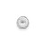 Rhodium-Plated 14K White Gold 0.76ct Lab-Grown Diamond Pear Three Prong Stud Earrings, 6.1 mm - EM8797-075-WLG - View 4