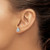 Rhodium-Plated 14K White Gold 2ct Lab-Grown Diamond Pear Three Prong Stud Earrings, 8.5 mm - EM8797-200-WLD - View 3