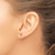 14K Yellow Gold 0.5ct Lab-Grown Diamond Emerald Four Prong Stud Earrings, 4.3 mm - EM8798-050-LD - View 3