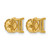 14K Yellow Gold 2ct Lab-Grown Diamond Emerald Four Prong Stud Earrings, 6.8 mm - EM8798-200C-LG - View 4
