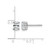 Rhodium-Plated 14K White Gold 0.75ct Lab-Grown Diamond Oval Four Prong Stud Earrings, 5.8 mm - EM8799-075C-WLD - View 4
