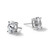 Rhodium-Plated 14K White Gold 1.5ct Lab-Grown Diamond Oval Four Prong Stud Earrings, 7.5 mm - EM8799-150-WLD - View 7