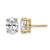 14K Yellow Gold 3ct Lab-Grown Diamond Oval Four Prong Stud Earrings, 9 mm - EM8799-300-LD