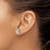 14K Yellow Gold 3ct Lab-Grown Diamond Oval Four Prong Stud Earrings, 9 mm - EM8799-300-LG - View 3