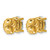 14K Yellow Gold 3ct Lab-Grown Diamond Oval Four Prong Stud Earrings, 9 mm - EM8799-300C-LD - View 4