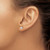 Rhodium-Plated 14K White Gold 0.48ct Lab-Grown Diamond Stud Stud Earrings, 3.7 mm - View 3