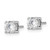 Rhodium-Plated 14K White Gold 1ct Lab-Grown Diamond Stud Stud Earrings, 4.75 mm - View 2