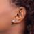 Rhodium-Plated 14K White Gold 1.004ct Lab-Grown Diamond Round Fashion Halo Stud Earrings, 6.8 mm - View 3
