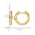 True Origin 14K Yellow Gold 0.13ct Lab-Grown Diamond Hinged Hoop Earrings, 13.6 mm - View 4