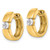 True Origin 14K Yellow Gold 0.32ct Lab-Grown Diamond Hinged Hoop Earrings, 13.7 mm - View 2