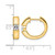 True Origin 14K Yellow Gold 0.32ct Lab-Grown Diamond Hinged Hoop Earrings, 13.7 mm - View 4