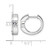 Rhodium-Plated True Origin 14K White Gold 0.6ct Lab-Grown Diamond Hinged Hoop Earrings, 13.7 mm - View 4
