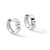 Rhodium-Plated True Origin 14K White Gold 0.6ct Lab-Grown Diamond Hinged Hoop Earrings, 13.7 mm - View 5
