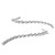 Rhodium-Plated True Origin 14K White Gold 0.65ct Lab-Grown Diamond Graduated Dangle Earrings, 51.3 mm - View 5