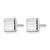 Rhodium-Plated 14K White Gold Hollow Stud Earrings, 7 mm - View 2