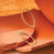 14K Yellow Gold Polished Oval Hoop Earrings, 44.73 mm - View 5