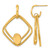 14K Yellow Gold Polished Dangle Earrings, 38.25 mm