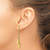 14K Yellow Gold Polished Post Dangle Earrings, 49.68 mm - View 3