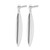 Rhodium-Plated 14K White Gold Polished Post Dangle Earrings, 36 mm - View 2