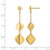 14K Yellow Gold Polished Fancy Dangle Earrings, 45.5 mm - View 4