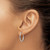Rhodium-Plated 14K White Gold 1.50 mm Polished Endless Hoop Earrings, 18 mm Long - View 3
