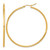 14K Yellow Gold Polished 2 x 55 mm Polished Hoop Earrings