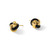 14K Yellow Gold with Enamel Polished Love Knot Stud Earrings, 10 mm - View 5