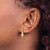 14K Yellow Gold Polished Teardrop Dangle Earrings, 16 mm - View 3