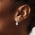Rhodium-Plated 14K White Gold Polished Teardrop Dangle Earrings, 16 mm - View 3