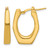 14K Yellow Gold Hollow Polished Hollow Fancy Hoop Earrings, 24 mm