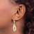 Rhodium-Plated 14K Two-Tone Gold Polished Dangle Leverback Drop Earrings, 43.25 mm - View 3