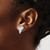 Sterling Silver Rhodium-Plated Polished Bull Shark Stud Earrings, 14.5 mm - View 3