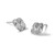Sterling Silver Rhodium-Plated Polished Double Flip Flop Stud Earrings, 8.6 mm - View 6