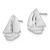 De-Ani Sterling Silver Rhodium-Plated Polished Small Sailboat Stud Earrings, 13 mm - View 2