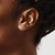 Sterling Silver Rhodium-Plated Cut Out Cubic Zirconia Circle Stud Earrings, 20.44 mm - View 3