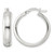 Sterling Silver Polished Greek Key Circle Hoop Earrings, 26.42 mm