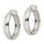 Sterling Silver Polished Greek Key Circle Hoop Earrings, 26.42 mm - View 2