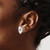 Sterling Silver Rhodium-Plated Polished Mother of Pearl & Blue Crystal Evil Eye Stud Earrings, 9.4 mm - View 3