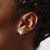 Sterling Silver Rhodium-Plated Polished and Antiqued Mother of Pearl June Birthstone Turtle Stud Earrings, 10.4 mm - View 3