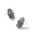 Sterling Silver Rhodium-Plated Polished and Oxidized Filigree Hamsa Post Drop Earrings, 13.1 mm - View 4