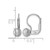 Sterling Silver Rhodium-Plated Scratch Finish 5.00 mm Ball Leverback Stud Earrings, 15 mm Long - View 3