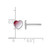 Sterling Silver Madi K Rhodium-Plated Enameled Striped Heart Stud Earrings, 6 mm - View 3