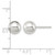 Sterling Silver Polished 8 mm Ball Stud Earrings - View 4