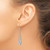 Sterling Silver Rhodium-Plated Filigree Dangle French Wire Earrings, 56 mm - View 3