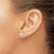 Sterling Silver Soccer Ball Mini Stud Earrings, 7 mm - View 3